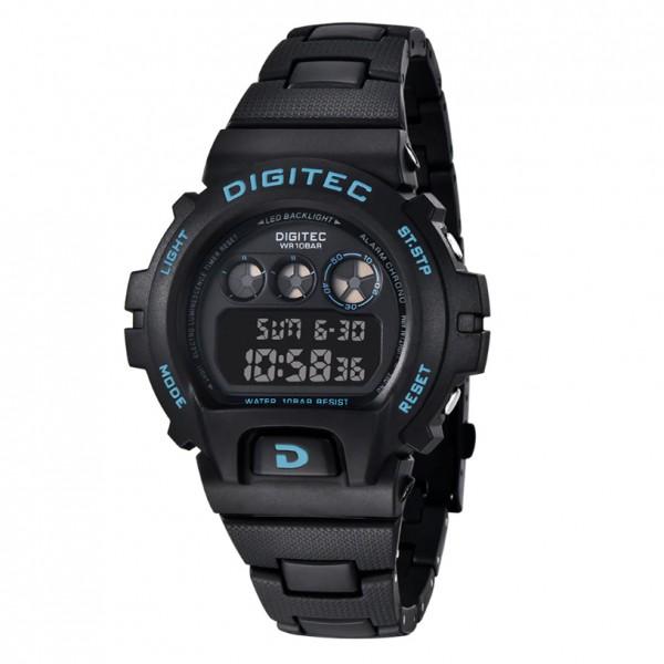 Digitec DG 5198R BKBL 4B Black Light Blue Jam Tangan Pria