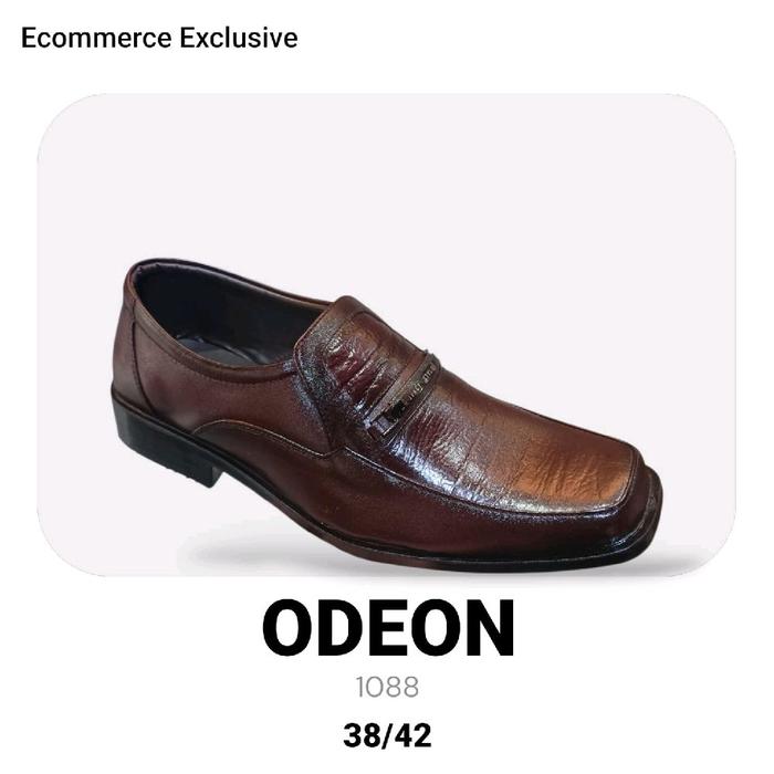 Odeon Sepatu Pria E-commerce Exclusive Model 1088 Warna Coklat Ukuran 38/42