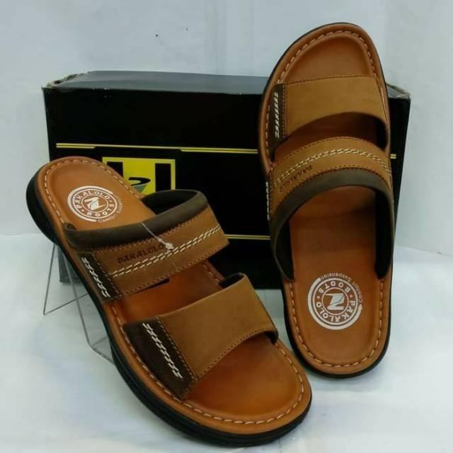 Sandal pakalolo 1904 ORI 100% KULIT ASLI/SANDAL PRIA KEREN TERBARU 2021 ORI/SANDAL COWOK DEWASA KERE