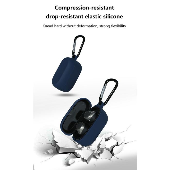 Silicone For Jabra Elite 75T Case Protective Cover Wireless Earphone