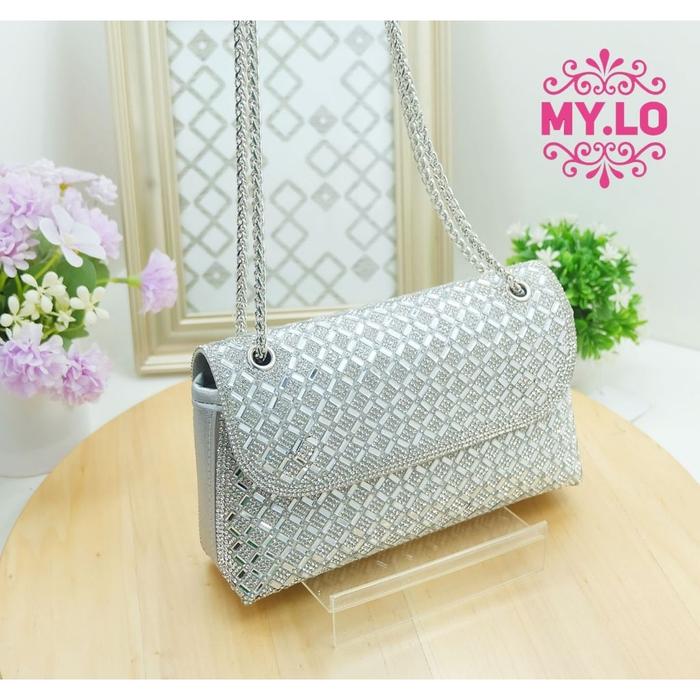 Terbaru- TAS PESTA Wanita Clutch Kondangan Mewah Elegan Party Bag Wedding Premium Dompet Mewah Elega