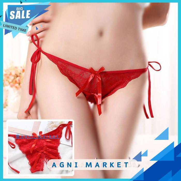 SEXY OPEN G STRING WANITA TALI CELANA DALAM TRANSPARAN THONG UKURAN BESAR CD020 BAHAN BERKUALITAS !!