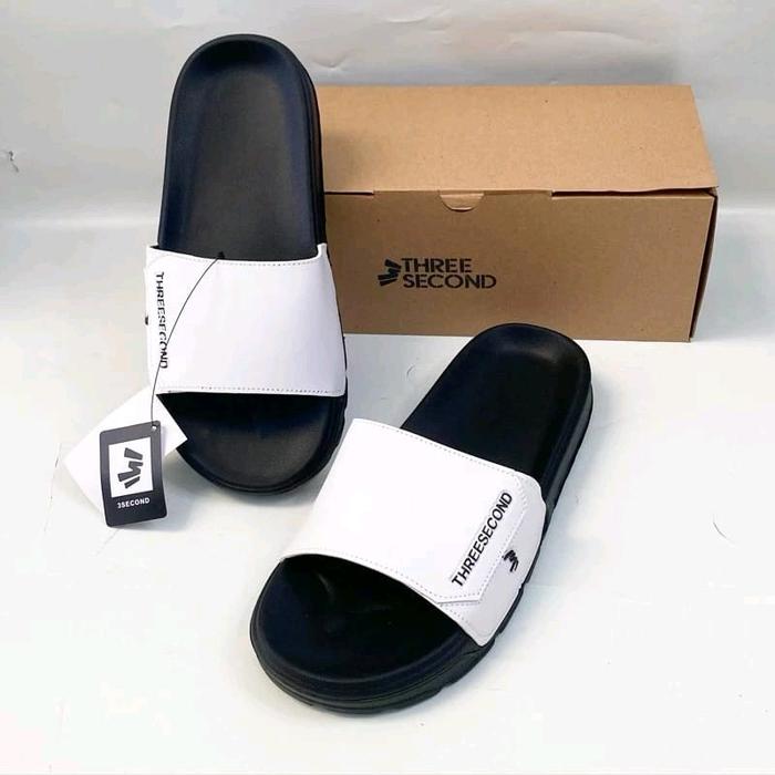 Sandal Slop 3Second Genji Original Model Unisex Sendal Slide Pria Wanita Slippers Karet Casual Elega