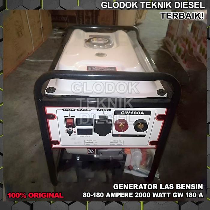 Genset Las 180 Ampere GW180A Welding Generator Tesla GW-180A ORIGINAL TERBAIK