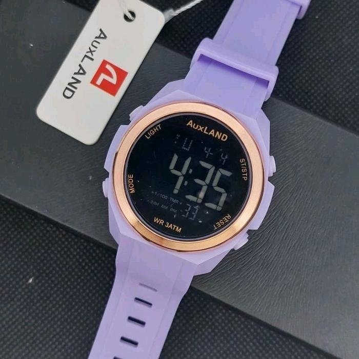 Jam TanganPria Wanita Auxland Digital Sport Tangal Aktif Tahan Air Rubber Cod