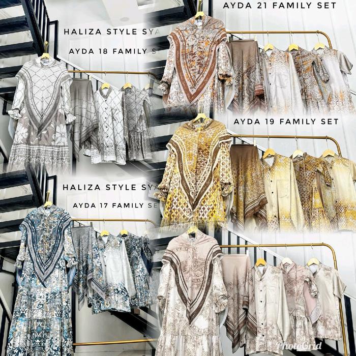 Set Gamis Haliza Syar'i Haliza Style Seri Ayda Silk Premium Muslim Syari Wanita