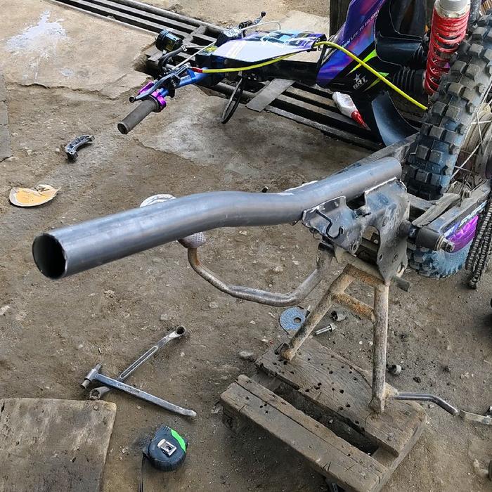 RANGKA UTAMA RBT  MOTOR KOKOH TEBAL -PIPA UTAMA MOTOR RBT / BEBEK MODIF