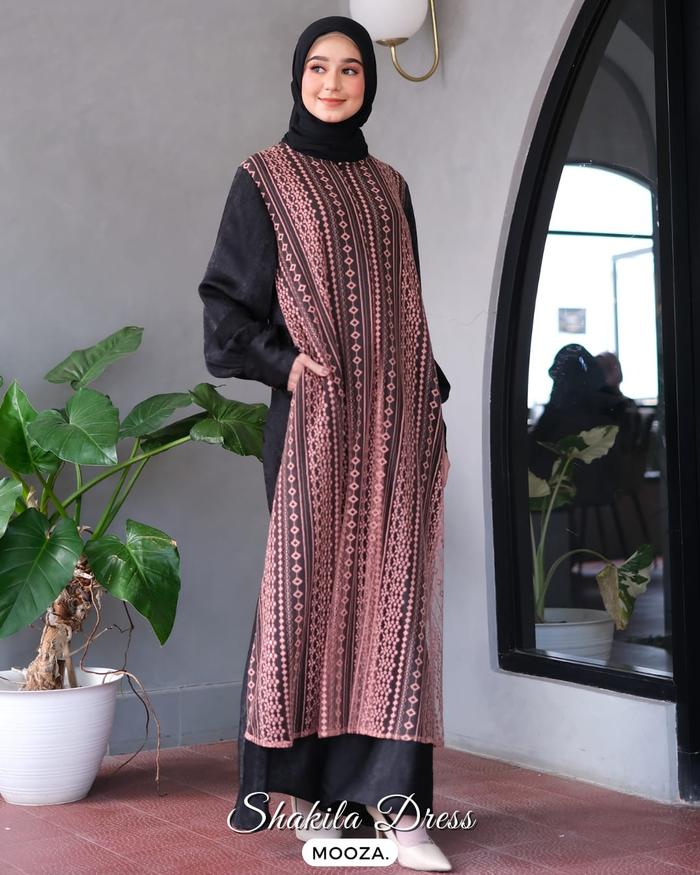 Gamis Daily Ukhti Terbaru 2026 Baju Lebaran Wanita Model Sekarang Gamis Abaya Hitam Putih Bw Remaja 