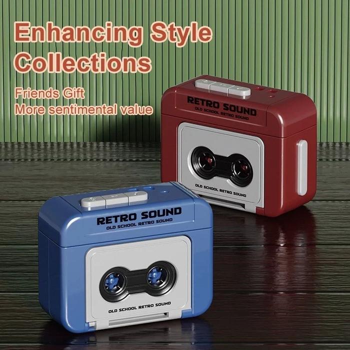 Suara Mesin Rekaman Mini Viral Gantungan Kunci Retro Musik Bisa Merekam Suara Retro Cassette Recorde