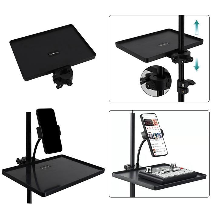 Tripod Sound Card Tray Clamp Holder Dudukan Soundcard V8 V8s V10 - Tray Holder Sound Card Dengan Hol