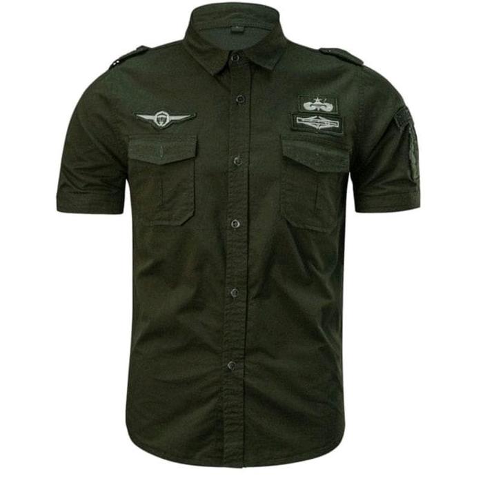 kemeja tactikal lengan pendek pria baju outdor seragam PDL PDH cocok untuk kerja dilapangan dan buat