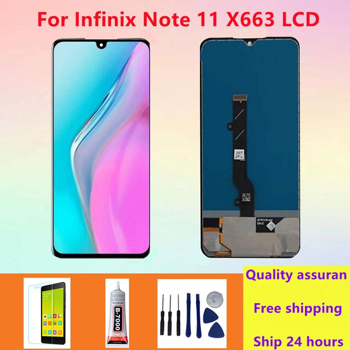 Original For Infinix Note 11 X663 X663B LCD Screen Touch Panel