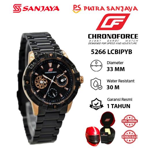 Jam Tangan CHRONOFORCE 5266 LCBIPYB / LCBSS(P) Original Garansi Resmi 1 tahun Stainless Steel