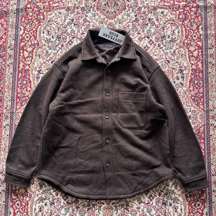 Jaket Uniqlo wool overshirt  jacket vintage wool jacket i259