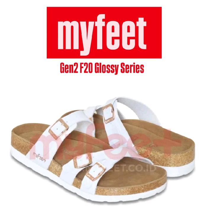 Sandal MYFEET Gen2 F20 Glossy Series Sandal Wanita Baik Untuk Kesehatan