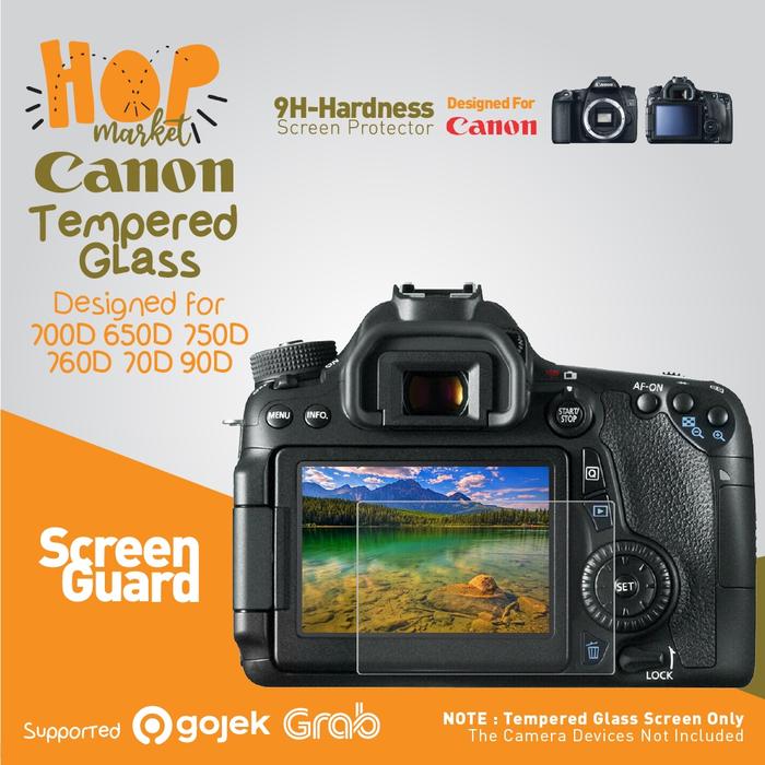 Tempered Glass for Canon 60D 70D 77D 80D 90D 600D 650D 700D 750D 760D 800D 8000D 9000D Anti Gores