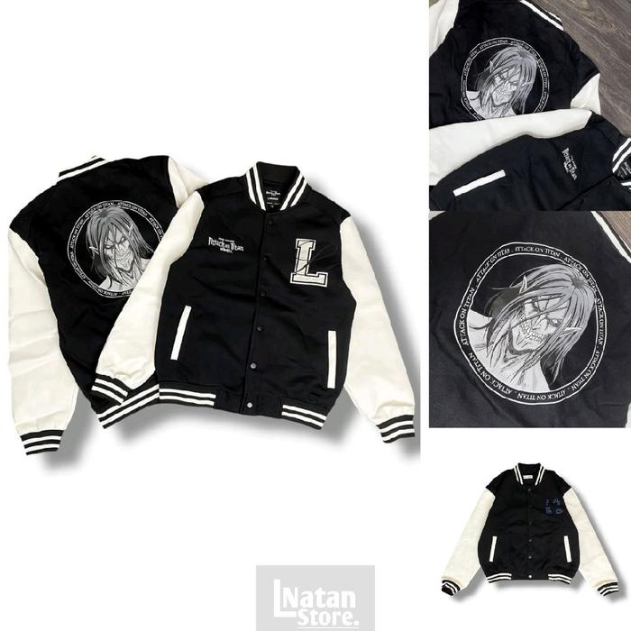 Jaket LR Atck Titan Leather Varsity Full Label & Tag / Jaket Pria / Jaket Pria Berkualitad / Jaket B