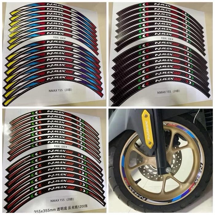 ￼stiker pelek NMAX sticker velk NMAX VARIASI LIS VELEK MODIFIKASI PELEK MOTOR VARIASI