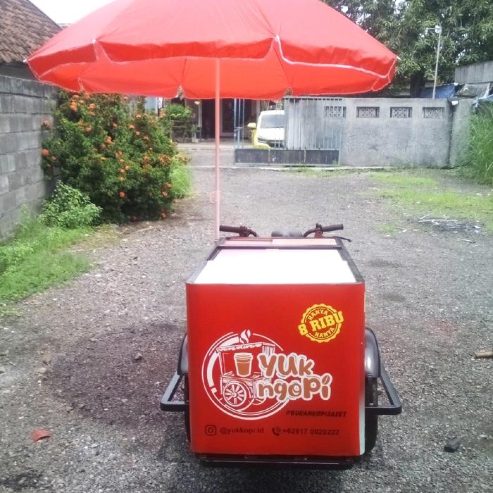 Gerobak Kopi Keliling BMX Motor