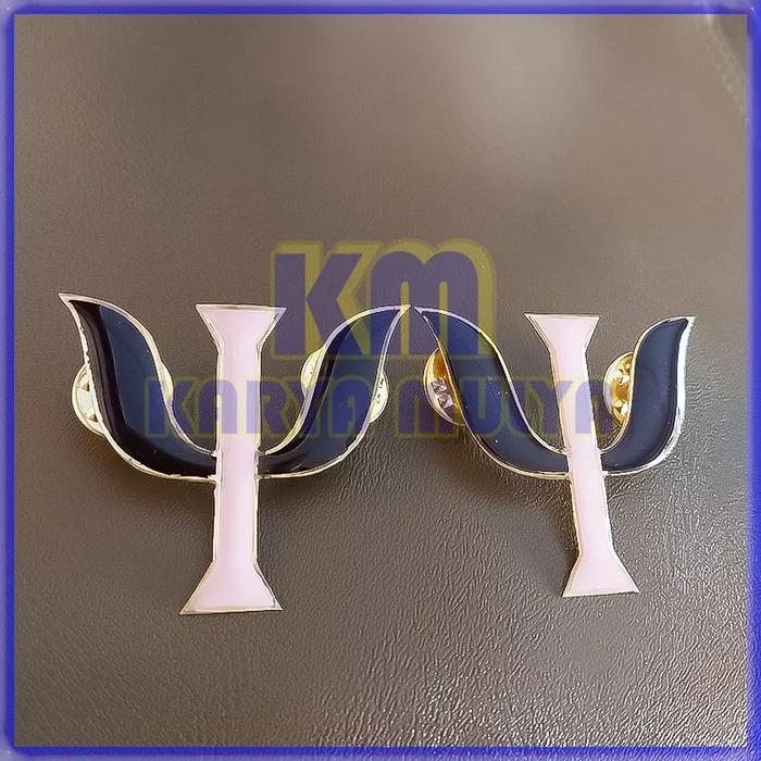 Pin Psikologi Warna Pin Logo Jurusan Psikologi Warna Lapis Fiber - Karya Mulya