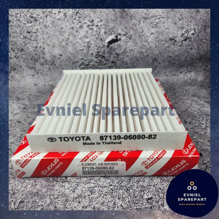 Ready Stok Filter Ac Cabin Innova Fortuner Yaris Vios Camry Vellfire Sienta Altis (87739-06080-82) S