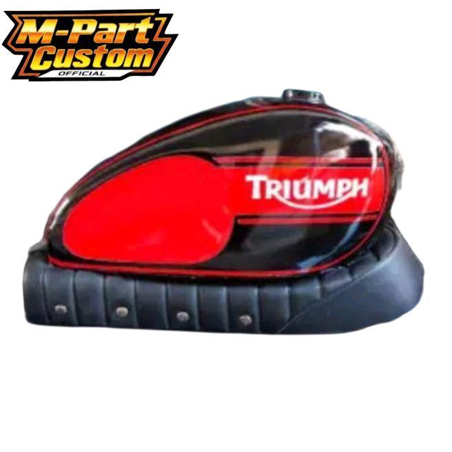 TANGKI MOTOR TANGKI DAN JOK MOTOR CUSTOM JAPSTYLE UNIVERSAL PNP TIGER THUNDER BYSON MEGAPRO SCORPIO 