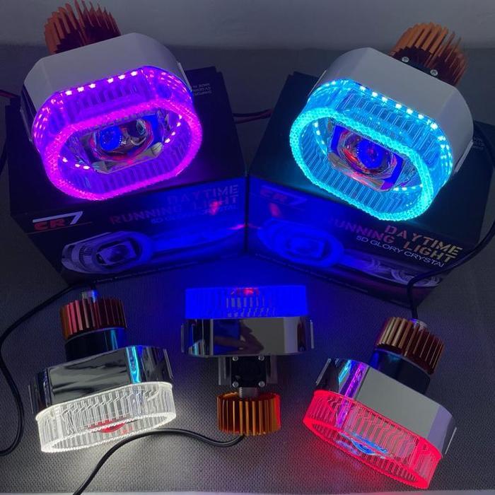 BILED PROJECTOR PROJIE BILED CRYSTAL MATRIX X1 ZE 10 CR7 PLUS SHOURD AKRILIK PLUS KIPAS BILED MATRIX