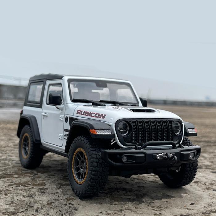 Large Size 1:18 Jeeps Wrangler Rubicon Alloy Car Model Diecasts Metal Off-road Vehicles Car Model So