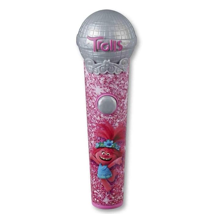 TROLLS POPPY’S MICROPHONE ORIGINAL TROLLS WORLD TOUR POPPY MICROPHONE KARAOKE MICROFON ANAK