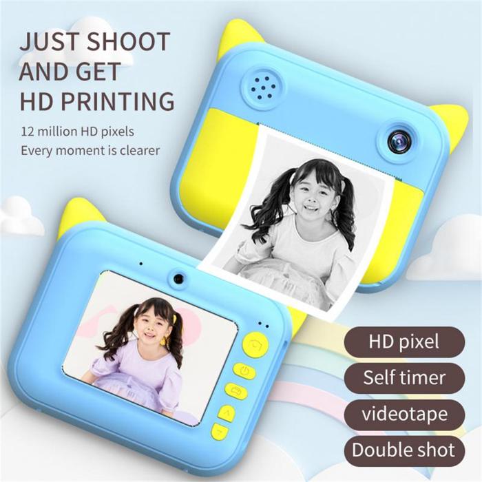 Kid Instant Print Camera Thermal Printing Camera Digital Photo Camera
