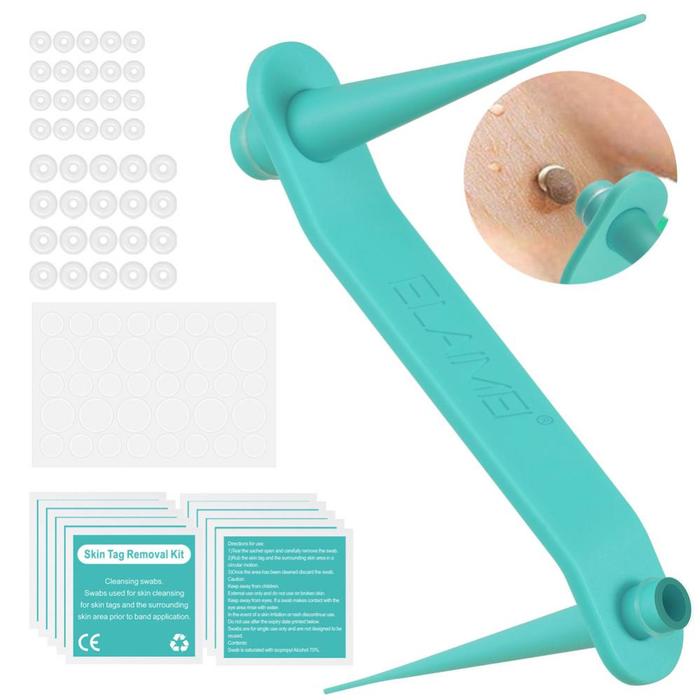 1set Skin Tag Removal Kit Mole Wart Remover Equipment Micro Skin Tag