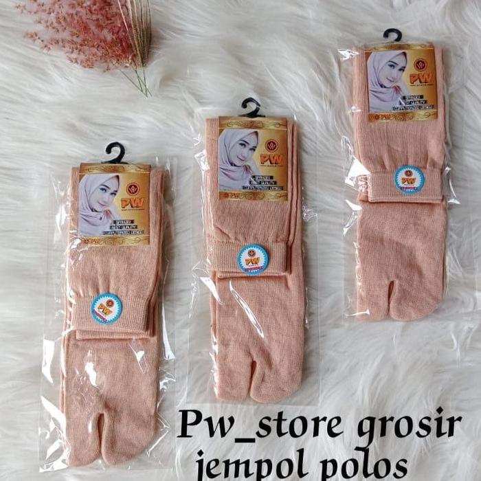 Kaos kaki coklat Jempol Polos 10ribu dapat 3pasang
