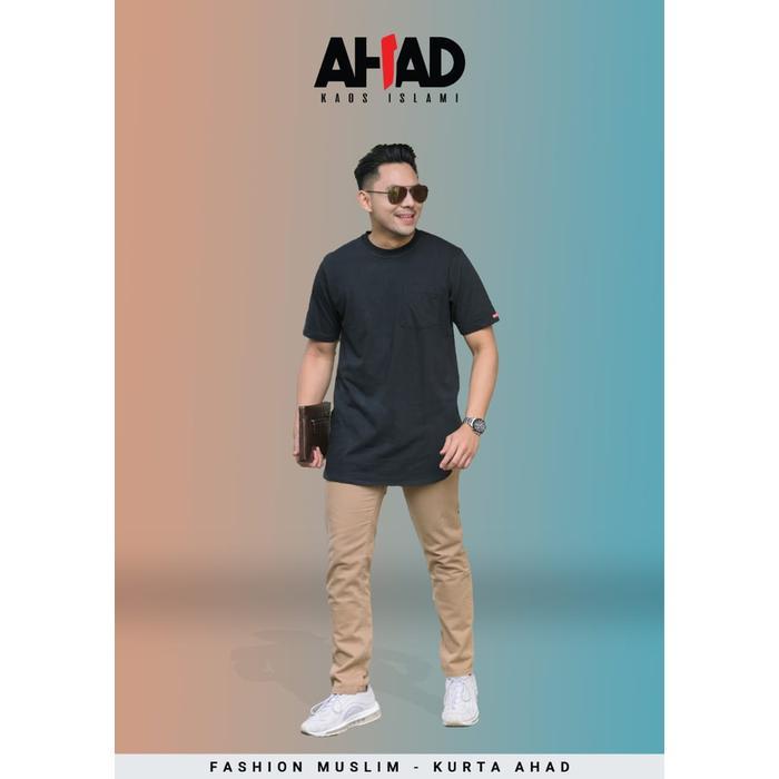 Terbaru Gamis Polos Kaos Kurta Pria Baju Muslim Terbaru Jumbo By Ahad