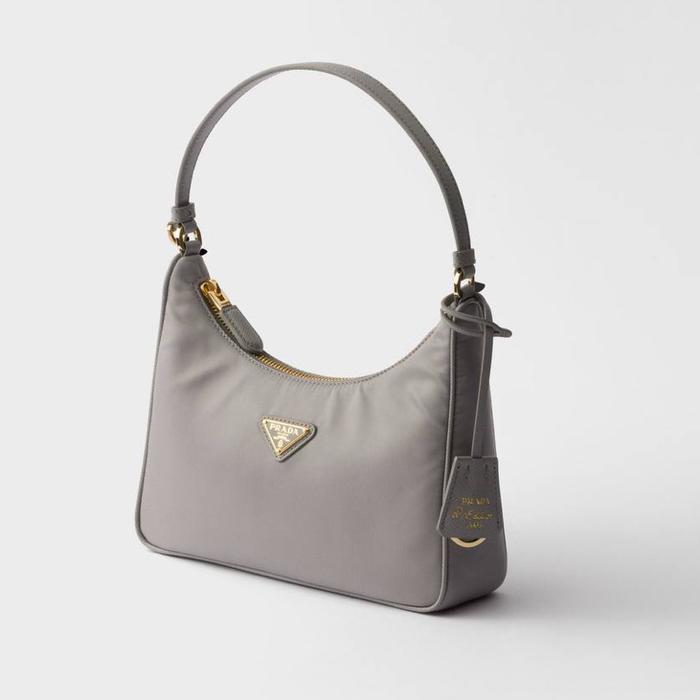 Prada re-edition 2005 re-nylon and saffiano mini grey