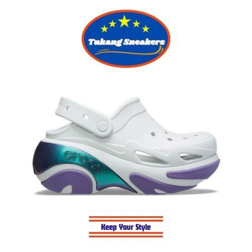 sale Sepatu Sandal Unisex Crocs Bubble Crush Reflector Clog Moonlight CCR2107431NK