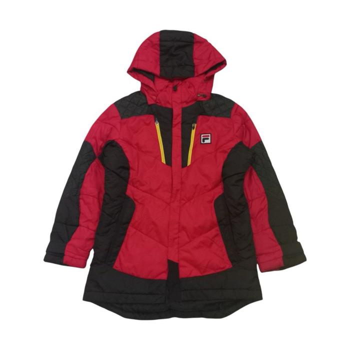 Jaket Tebal Fila Bordir Anak Second Original