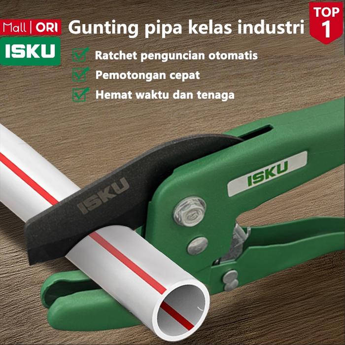 ISKU Pipe Cutter Gunting Pipa Tang Potong Pipa 42 mm Gunting Pemotong Pipa Pipe Tubing Cutter Pipe C
