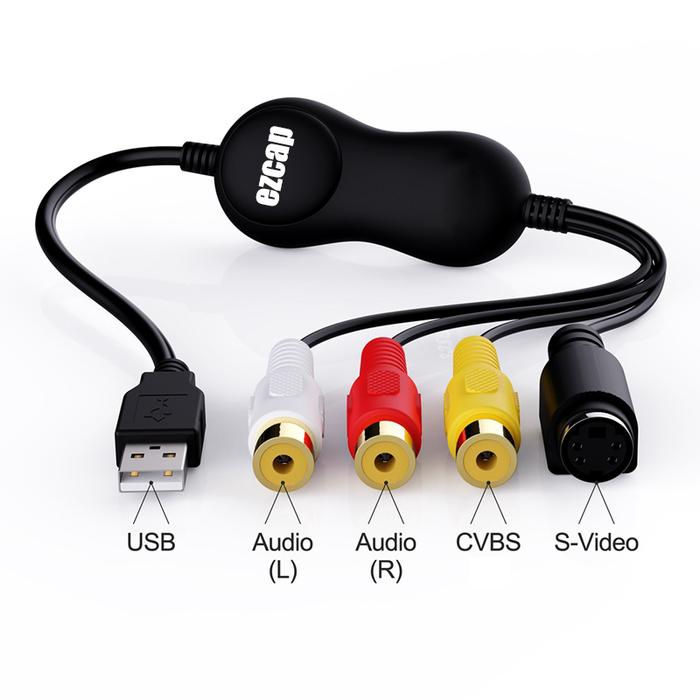 EzCAP 159 USB 2.0 Audio Video Capture Recording Card CVBS Composite