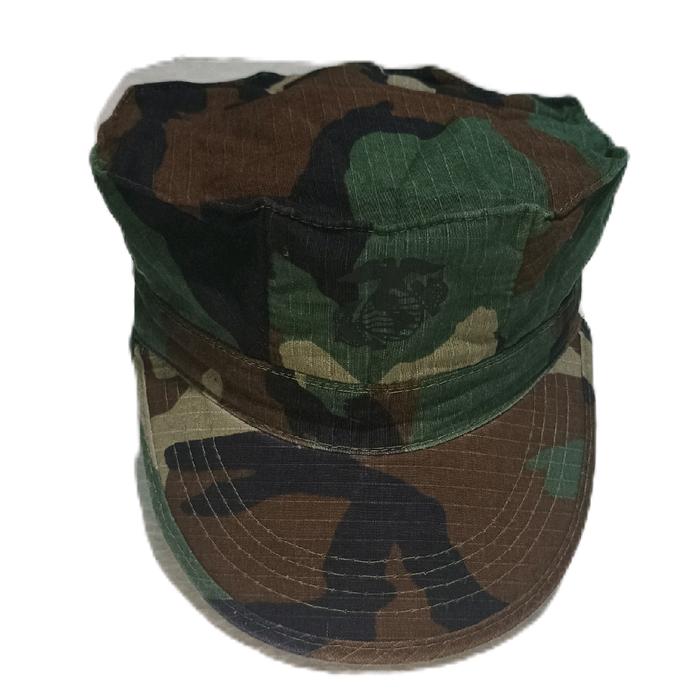 Topi Okinawa Patrol Cap US Marine Corps USMC Woodland (Old New Stock)