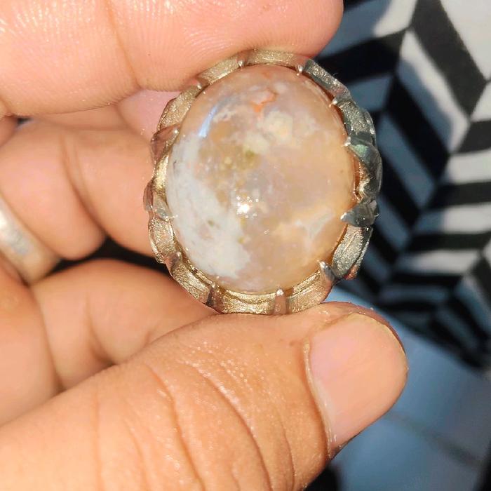 Batu Akik Klanceng Putih Super