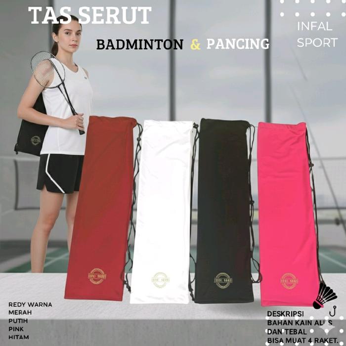 Best seller Terlaris Tas serbaguna tas serut selempang / Tas raket badminton/ Tas Pancing Cod infals