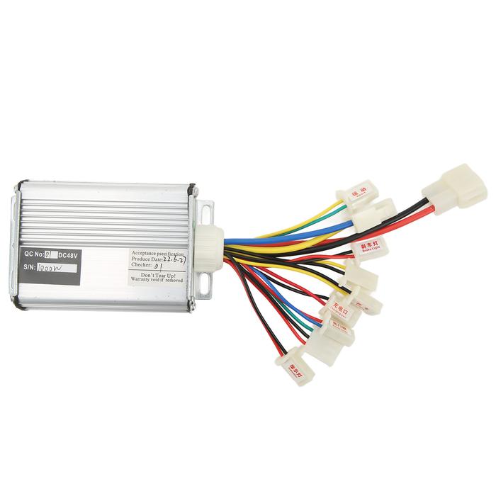 Electric Bike Controller Brush Controller 48V 1000W Lightweight Fast