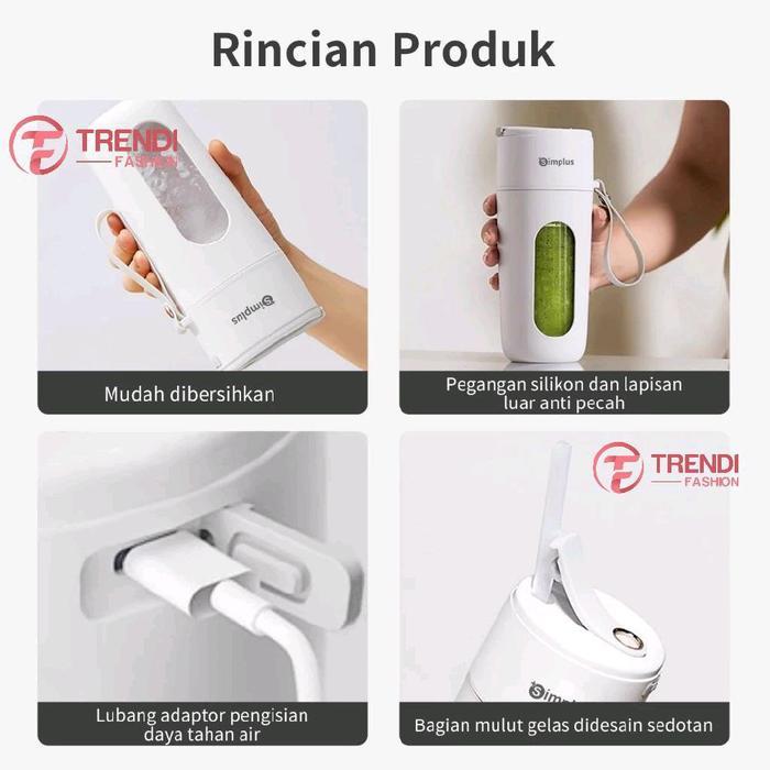Blender Jus Portabel Praktis Cangkir Juicer Mini USB Simplus Juicer Portable