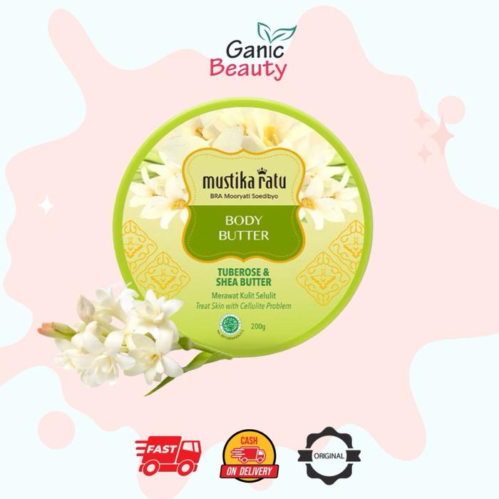 Mustika Ratu Body Butter Tuberose & Shea Butter Sedap Malam Scrub