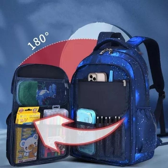CUCI GUDANG OClever - Tas Ransel Model Kulkas Tas Sekolah Anak Tahan Air Backpack