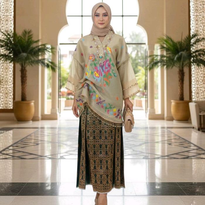 Setelan Lagosi Sequin Organza