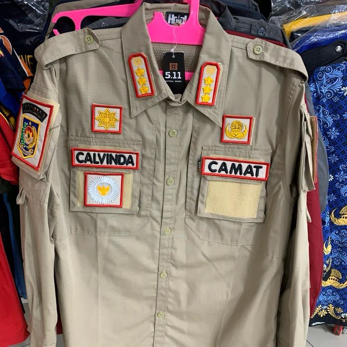 BAJU PDL TAKTIKAL CUSTOM LENGKAP /POL-PP/KUMHAM/KEMENKES/PNS/LAPAS/BPBD/PLN/ BAJU TAKTIKAL CUSTOM Sa