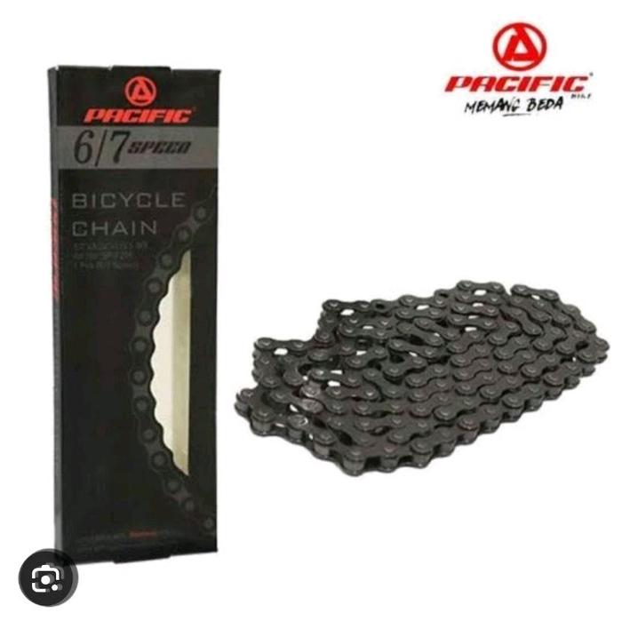 Rantai operan sepeda 6 - 7 speed gunung ctb lipat cocok untuk segala merk sepeda pacific exotic poly