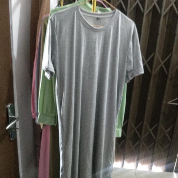 Daster kaos pendek/gamis salinan/katun/kaos/kolor