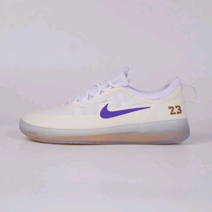SB NYJAH FREE 2.0 NBA LA LAKERS WHITE COURT 100% BNIB